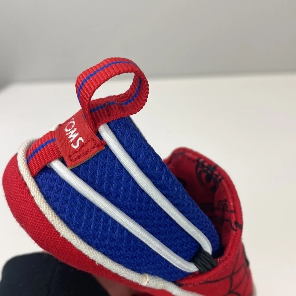 Toms x Marvel Spider-Man Baby Lima Shoes Size T3